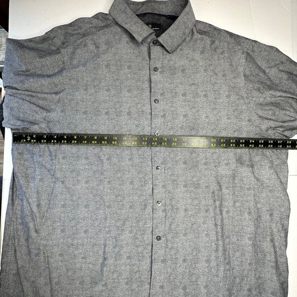 HART SHAFFNER MARX - Men's 3XB, Long Sleeve Shirt. Gray. Great Condition!! - Picture 4 of 8